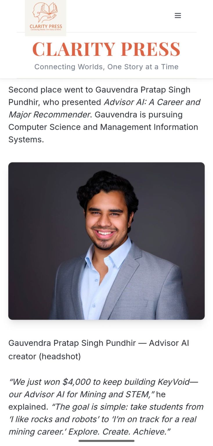Press and feature visual connected to the pitch