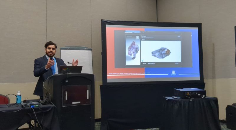 AI-powered Virtual Labs presentation for mining education