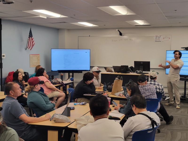 AI curriculum design activity at CU at the Mine 2026